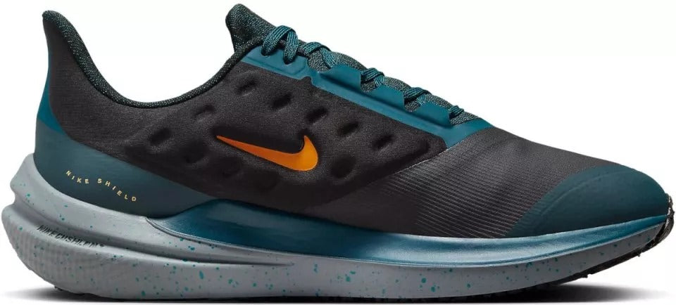 Nike Winflo 9 Shield BLACK/SAFETY ORANGE-GEODE TEAL DM1106-002