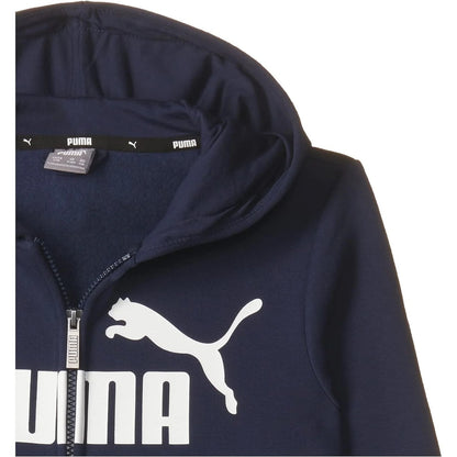 586967-06 ESS Big Logo FZ Hoodie FL B Peacoat