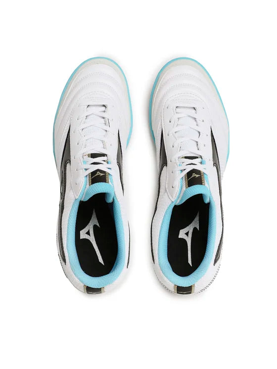 MIZUNO Sala Club Indoor white/black/turchese Q1GA220309