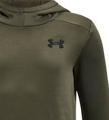 1379801-390 UA ARMOUR FLEECE GRAPHIC HD - lime yellow