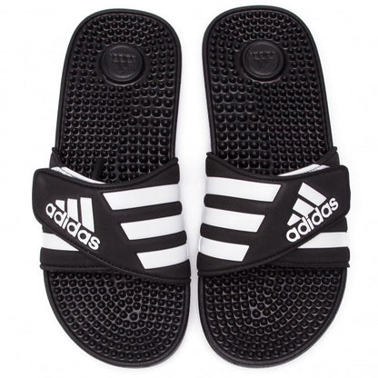 ADISSAGE BLACK/WHITE/BLACK F35580