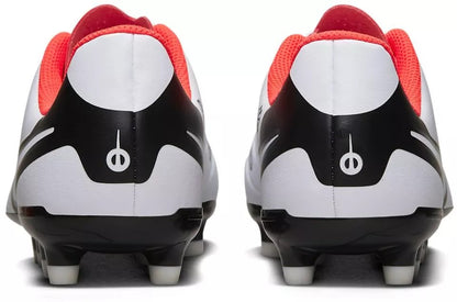 NIK JR LEGEND 10 CLUB FG/MG WHITE/BLACK-BRIGHT CRIMSON DV4352-100