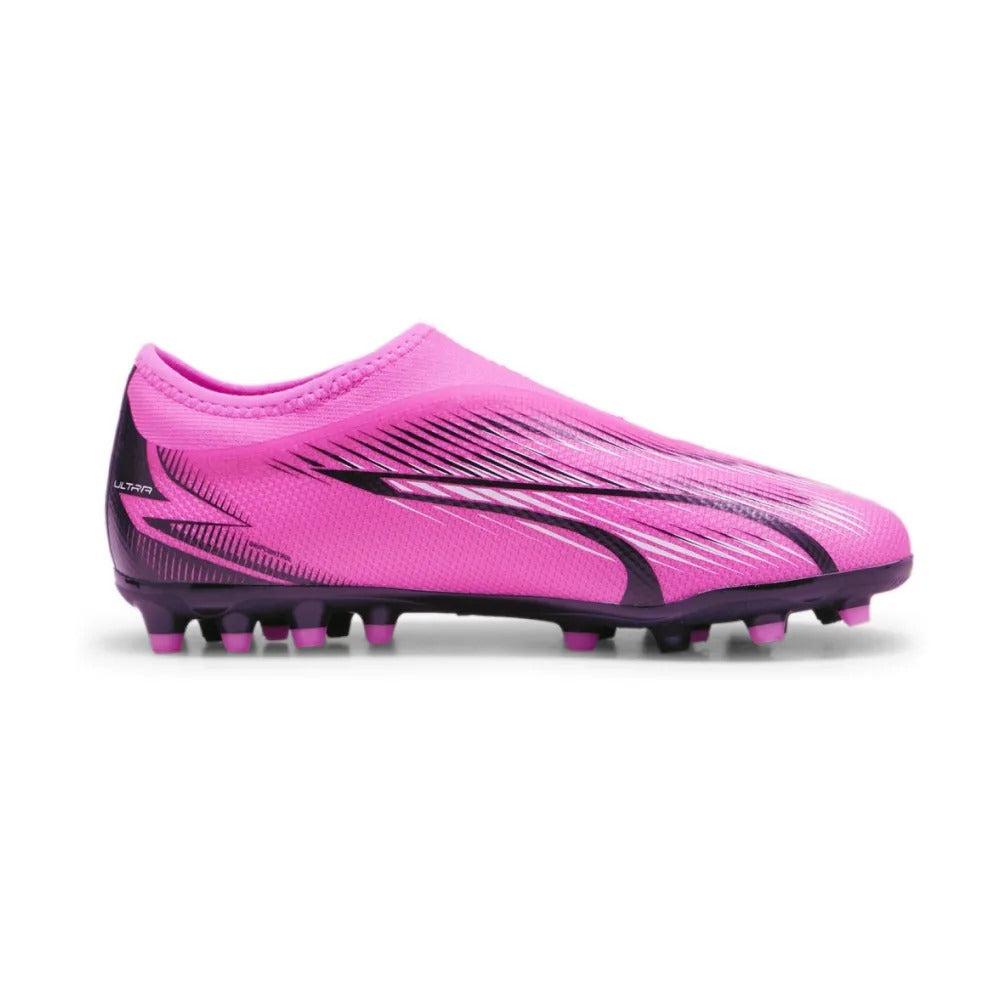 PUM ULTRA MATCH LL MG JR POISON PINK-WHITE-BLACK 107771-01