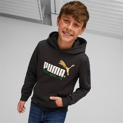 676826-01 No.1 Logo Celebration Hoodie FL B Black