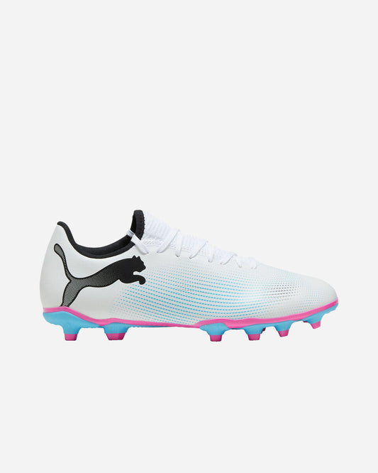 PUMA FUTURE 7 PLAY FG/AG WHITE-BLACK-POISON PINK 107723-01