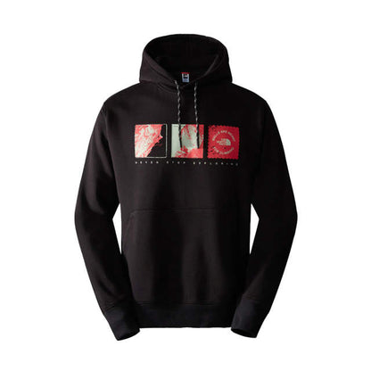 NF0A8522JK31 NTF M OUTDOOR GRAPHIC HOODIE TNF BLACK