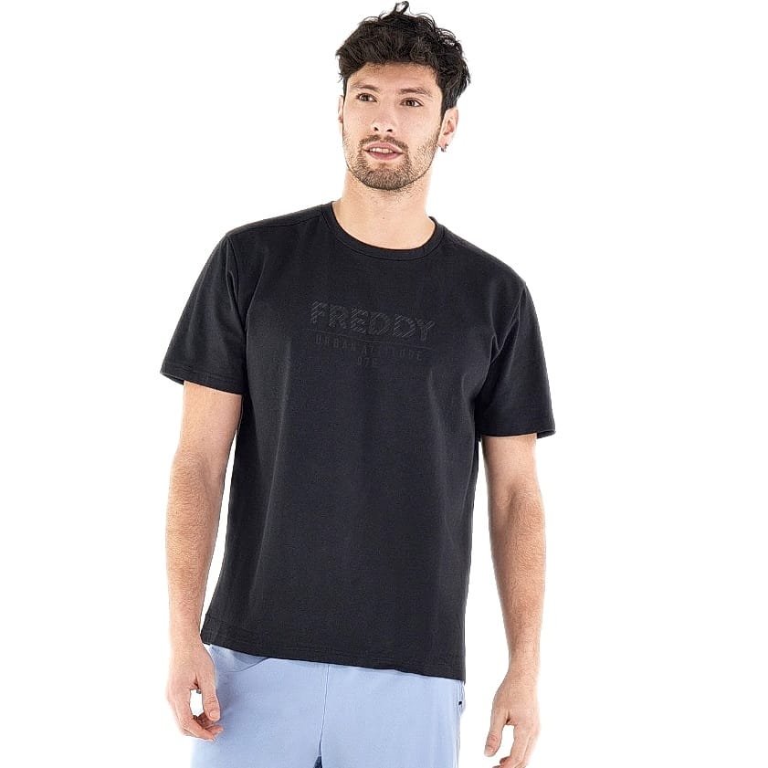 S2MNAT3 N - T-Shirt e Polo - FREDDY