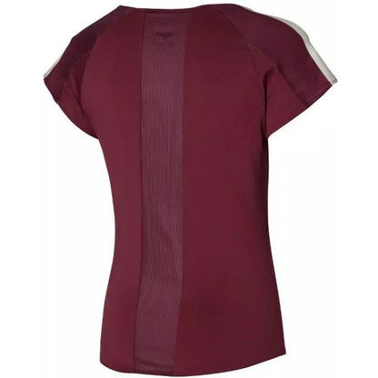 MIZUNO TENNIS PRINTED TEE W CABERNET 62GAA20162