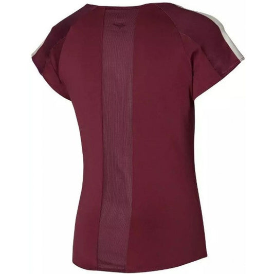 MIZUNO TENNIS PRINTED TEE W CABERNET 62GAA20162