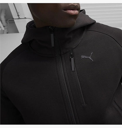 PUM PUMATECH FZ HOODIE DK BLACK 624385-01