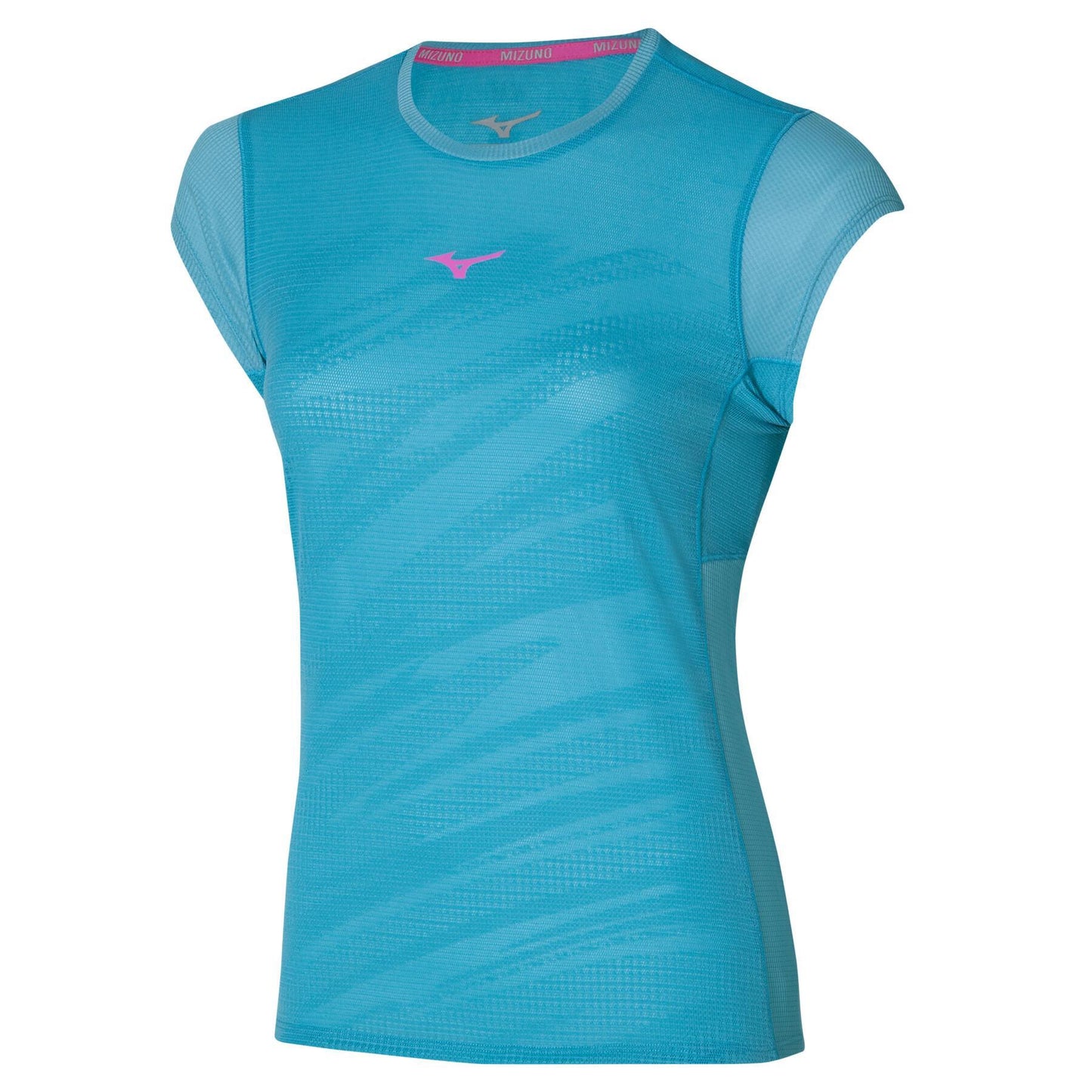 MIZUNO AERO TEE MAUI BLUE J2GAA20229
