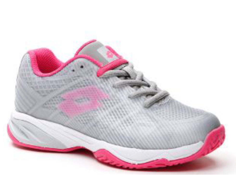 Lotto MIRAGE 300 III ALR JR VAPOR GRAY/GLAMOUR PINK/ALL WHITE scarpe tennis bambine/ragazze 218999-9ZV