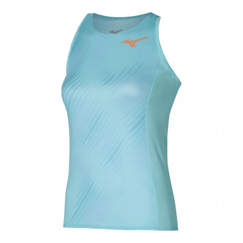 MIZUNO PRINTED TANK TANAGER TURQUOISE 62GAA20227