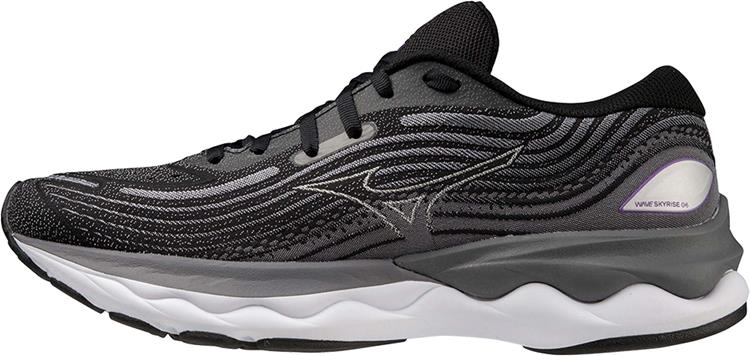 Mizuno WAVE SKYRISE  4 wos black/nimbus cloud/quiet shade scarpe running donna nero J1GD230922