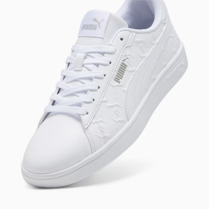 PUM PUMA SMASH 3.0 SUPERLOGO WHITE-SMOKEY GRAY 395090-02
