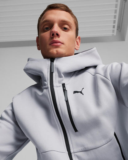 PUM PUMATECH FZ HOODIE DK GRAY FOG 624385-63