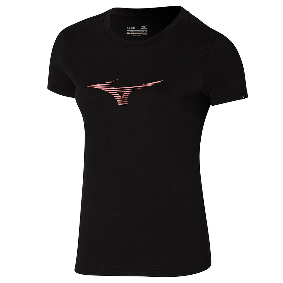 MIZUNO ATHLETIC RB TEE W black K2GAA20109