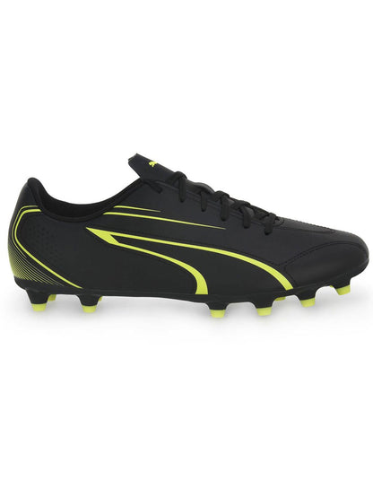 PUMA VITORIA FG/AG JR BLACK-ELECTRIC LIME 107486-03