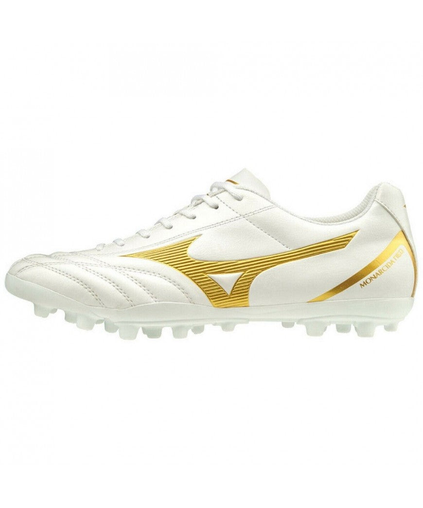 Mizuno MONARCIDA NEO SELECT AG scarpe calcio uomo bianco/oro P1GA202650