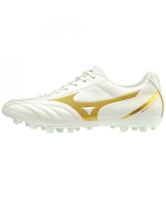 Mizuno MONARCIDA NEO SELECT AG scarpe calcio uomo bianco/oro P1GA202650