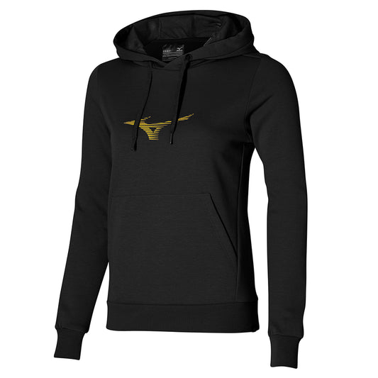 MIZUNO ATHLETIC GRAPHIC HOODY W black K2GCA20109