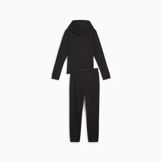 PUM HOODED SWEAT SUIT TR CL G BLACK 673586-01