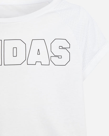 ADIDAS JG CRPD T WHITE/BLACK IN1903