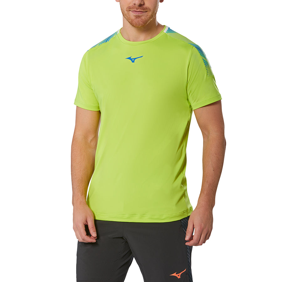 MIZUNO TENNIS SHADOW TEE Acide Lime 62GAA00232