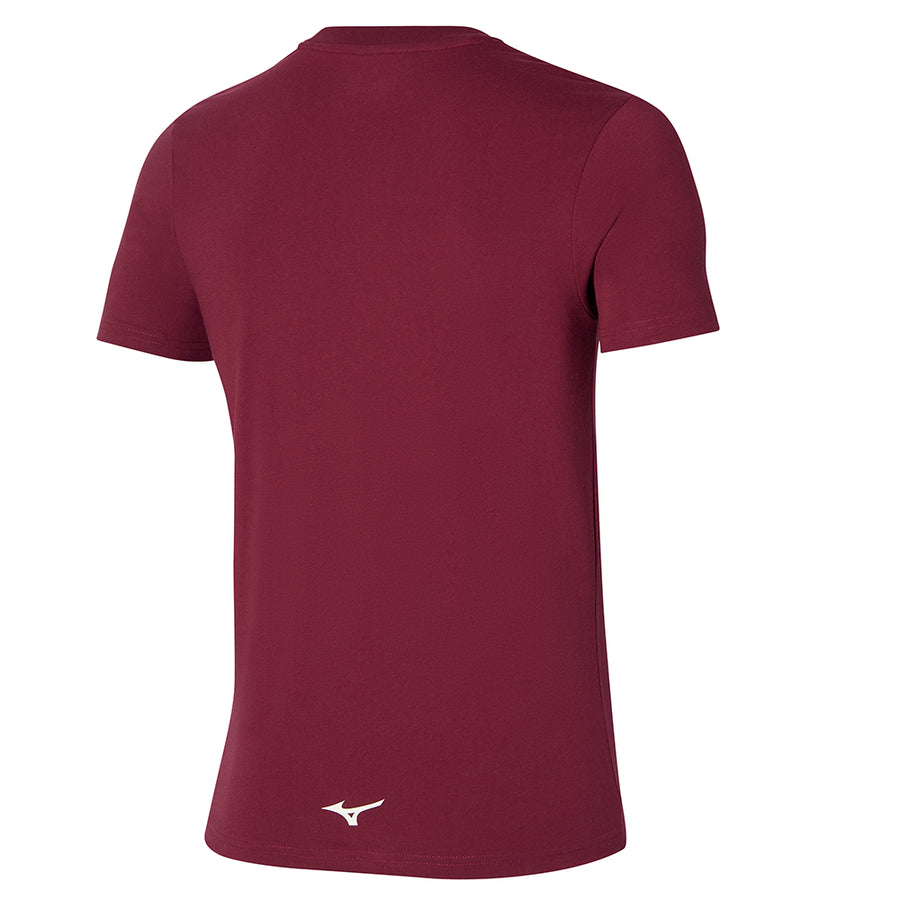 MIZUNO ATHLETIC MIZUNO TEE CABERNET K2GAA00262