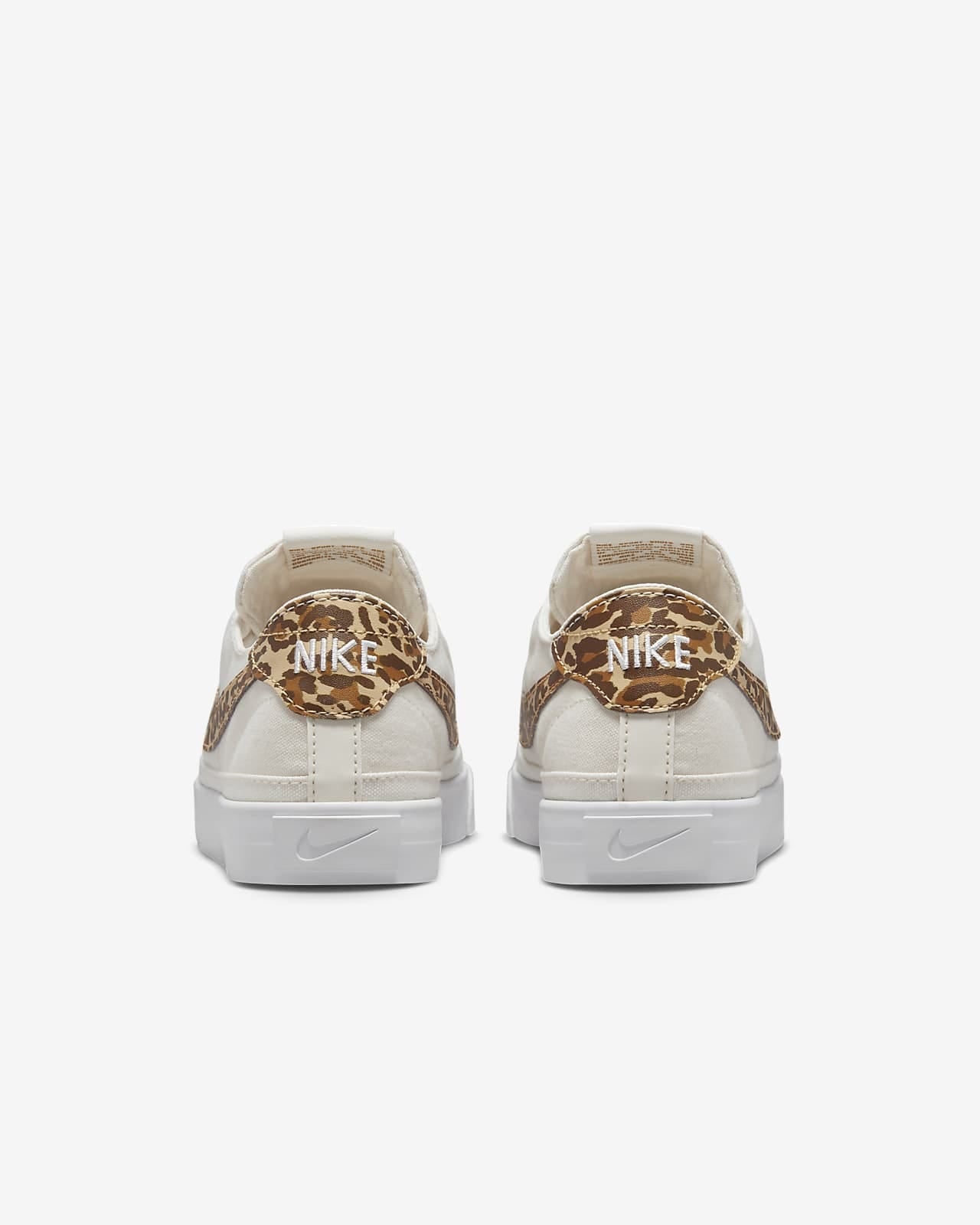 NIKE Court Legacy Canvas Print PHANTOM/SESAME-WHITE-DESERT OCHRE DV7008-001