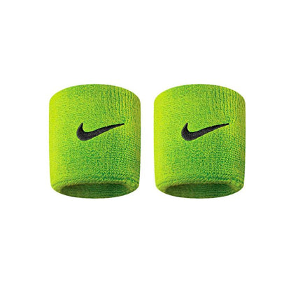 SWOOSH WRISTBANDS AG/BK polsini tennis verde lime NNN04710OS