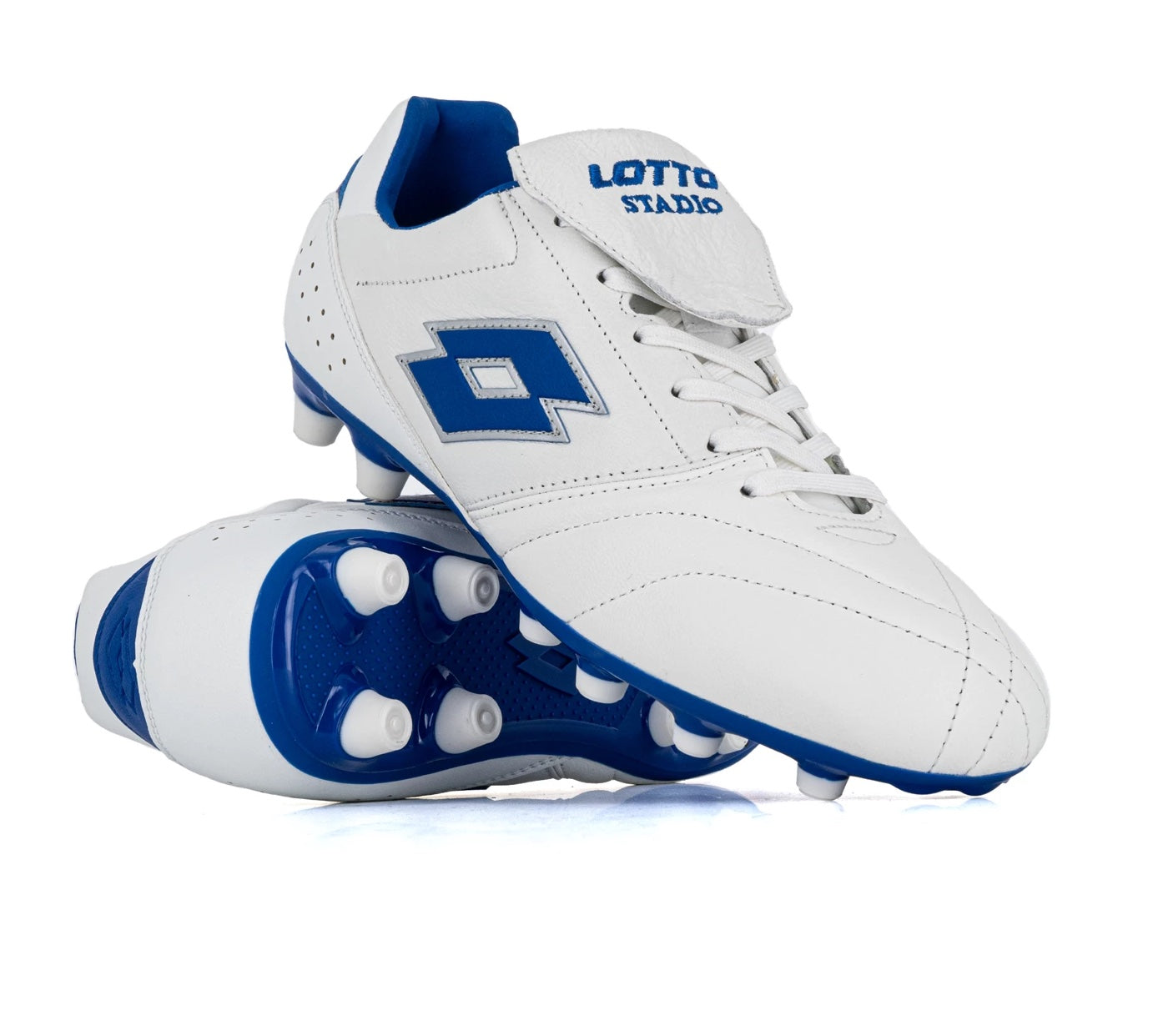 STADIO 200 III FG	ALL WHITE/PACIFIC BLUE 218126-1X5