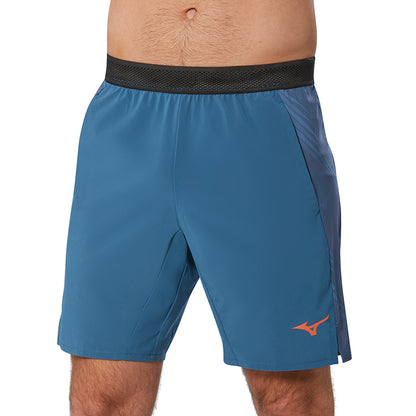 MIZUNO TENNIS 8 IN AMPLIFY SHORT BLUE ASHES 62GBA00117