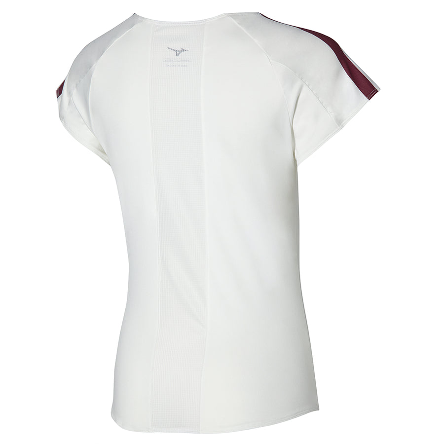 MIZUNO TENNIS PRINTED TEE W WHITE 62GAA20101