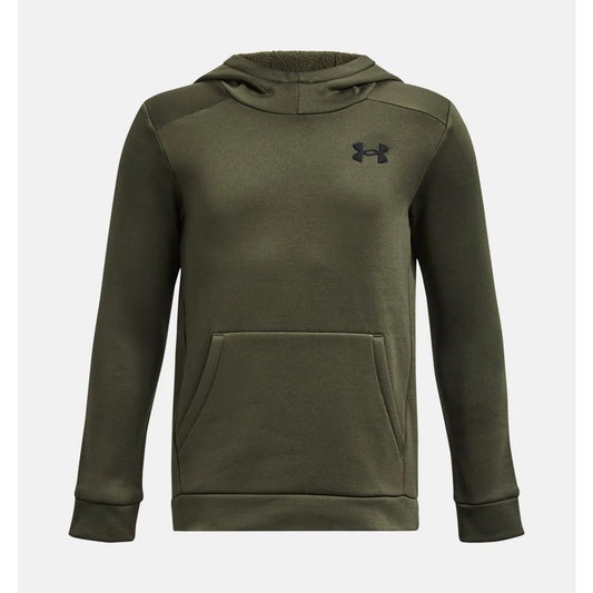 1379801-390 UA ARMOUR FLEECE GRAPHIC HD - lime yellow