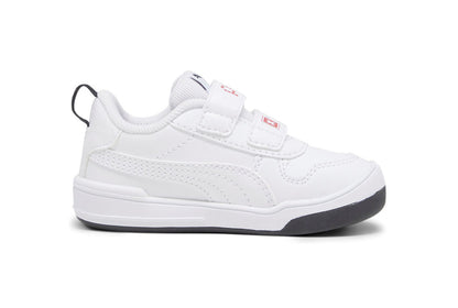 392560-01 Puma Multiflex SL Let's Play V Inf White- White-For All Time Red