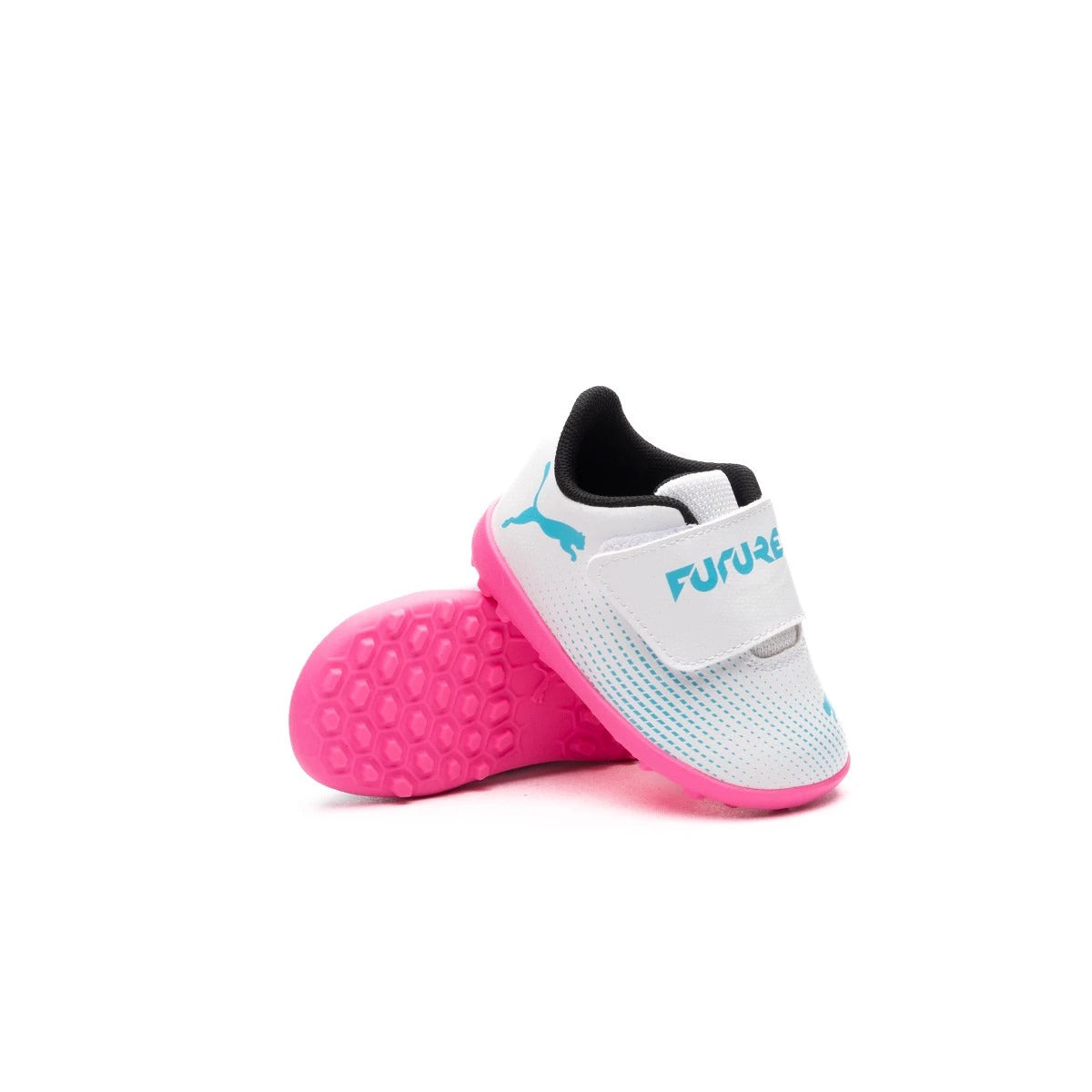 PUMA FUTURE 7 PLAY TT V INF WHITE-BLACK-POISON PINK 107742-01