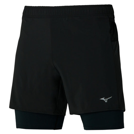 MIZUNO ER 5.5 2IN1 SHORT black J2GBA05509