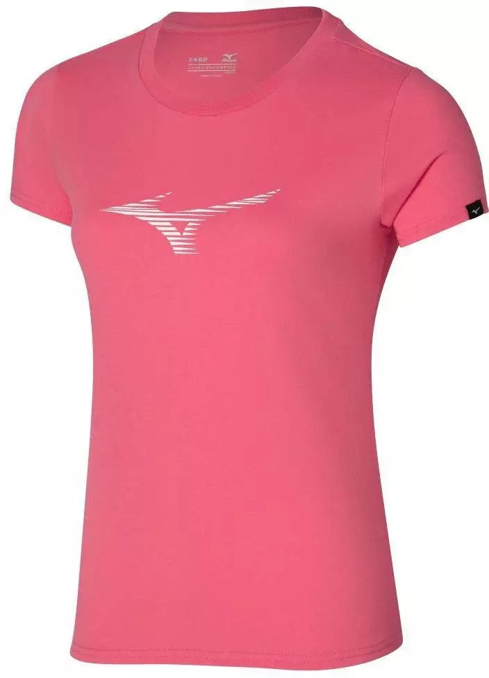 MIZUNO ATHLETIC RB TEE W SUNKISSED CORAL K2GAA20163