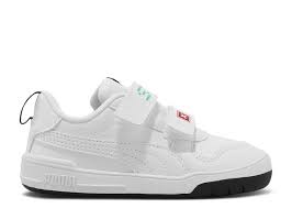 392560-01 Puma Multiflex SL Let's Play V Inf White- White-For All Time Red