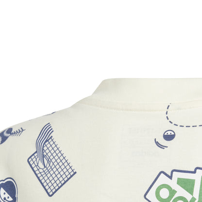 ADIDAS J BLUV T IVORY/WHITE/SEGRSP/P IS3760