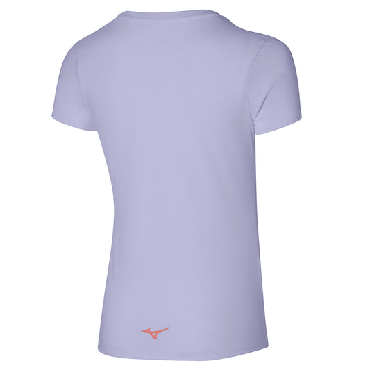 MIZUNO ATHLETIC RB TEE W PASTEL LILAC K2GAA20169