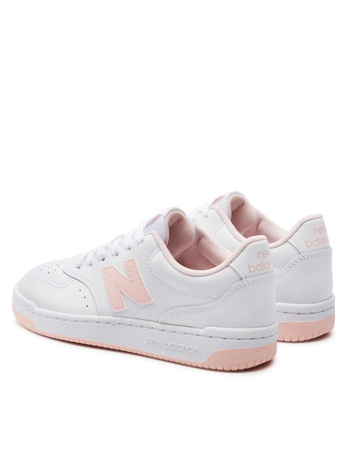 NEW BALANCE NEW Scarpe Lifestyle Womens - Suede/Mesh - WHITE/PINK 80 BBW80WPK