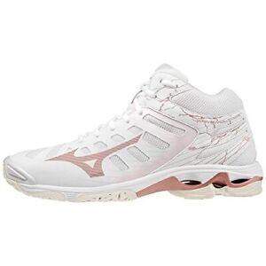 Mizuno THUNDER BLADE 3 MID scarpe volley donna bianco/bronzo V1GC217536