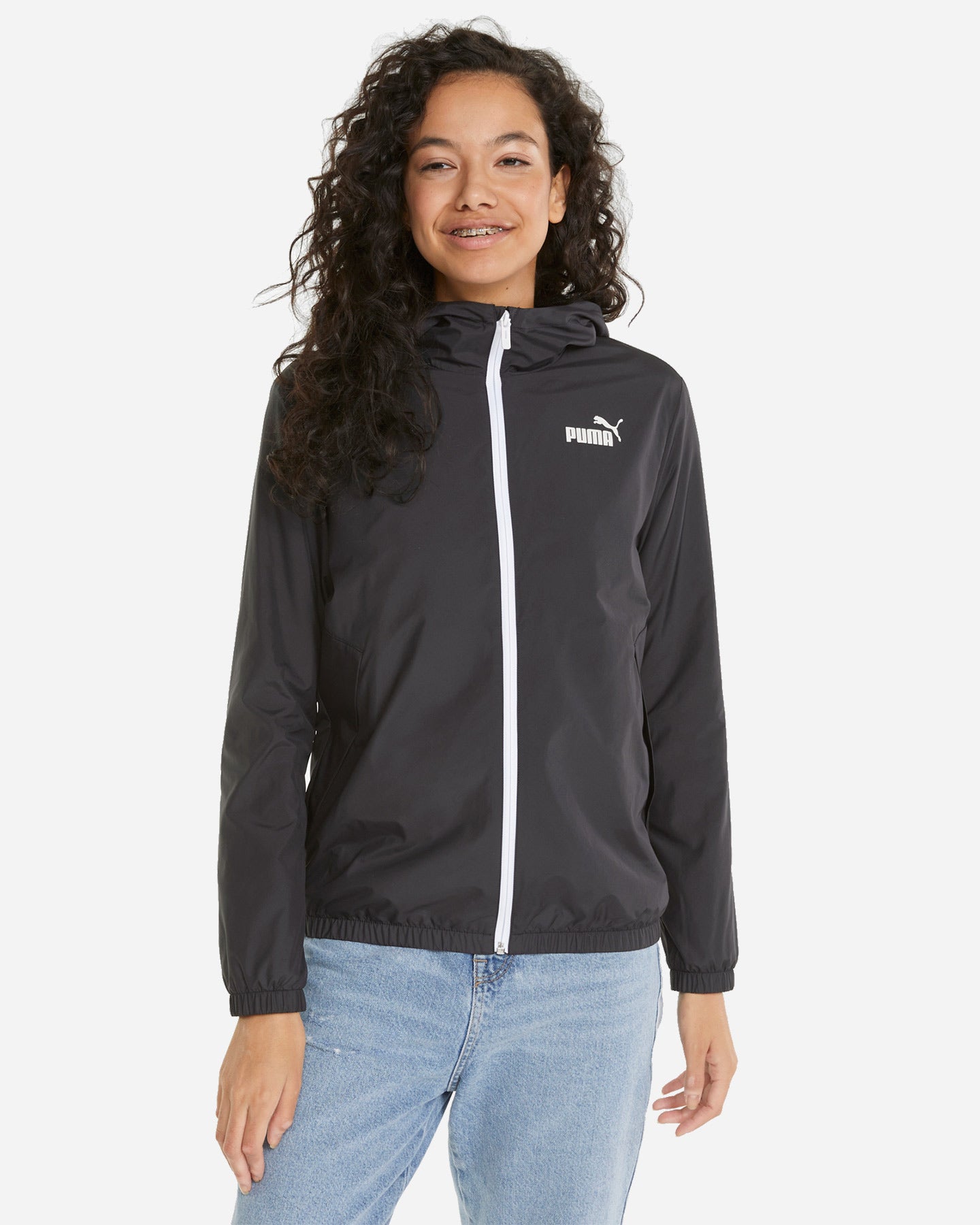 847494-01 ESS Solid Windbreaker Black