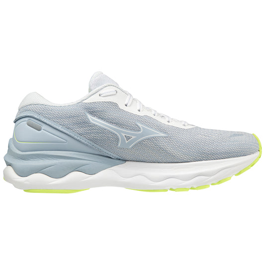Mizuno WAVE SKYRISE 3 enerzy scarpe running corsa padel donna grigio/giallo fluo J1GD220901