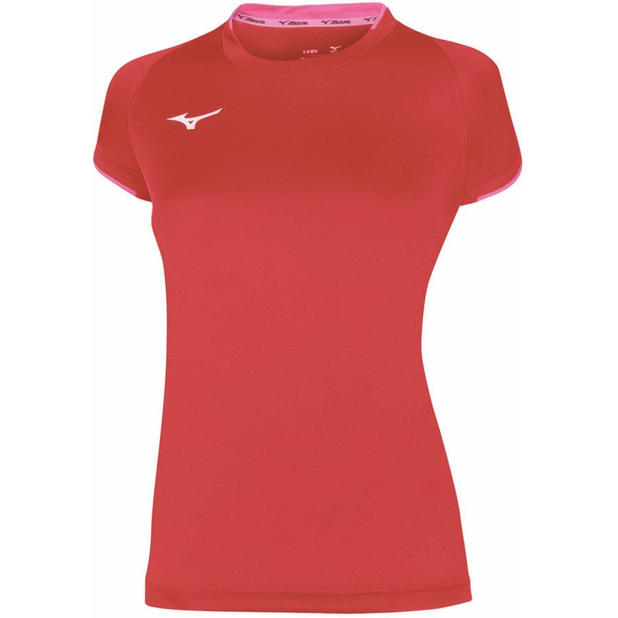 TEAM CORE S/SLEEVE TEE WOS Red/Pink Fluo 32EA720262