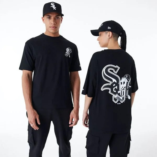 NEE MLB FOOD GRAPHIC OS TEE CHIWHI  BLKWHI BLACK 60435535