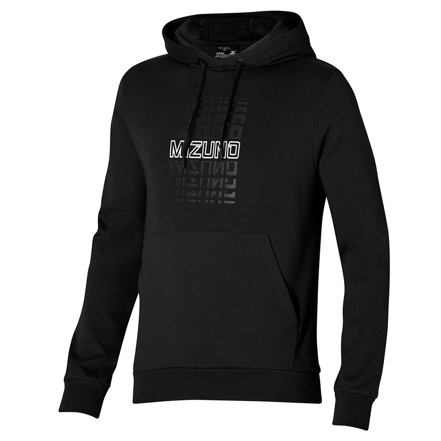 MIZUNO ATHLETIC GRAPHIC HOODY black K2GCA00209