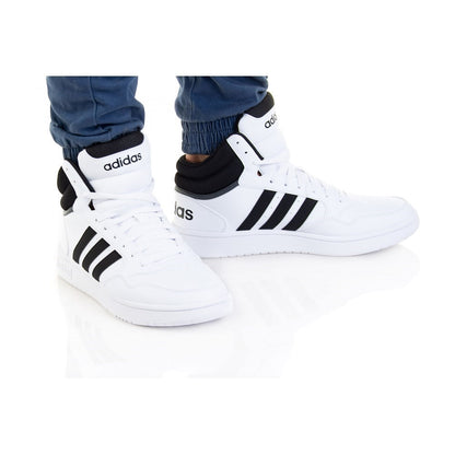 ADI HOOPS 3.0 MID CBLACK/CBLACK/FTWWHT GW3019